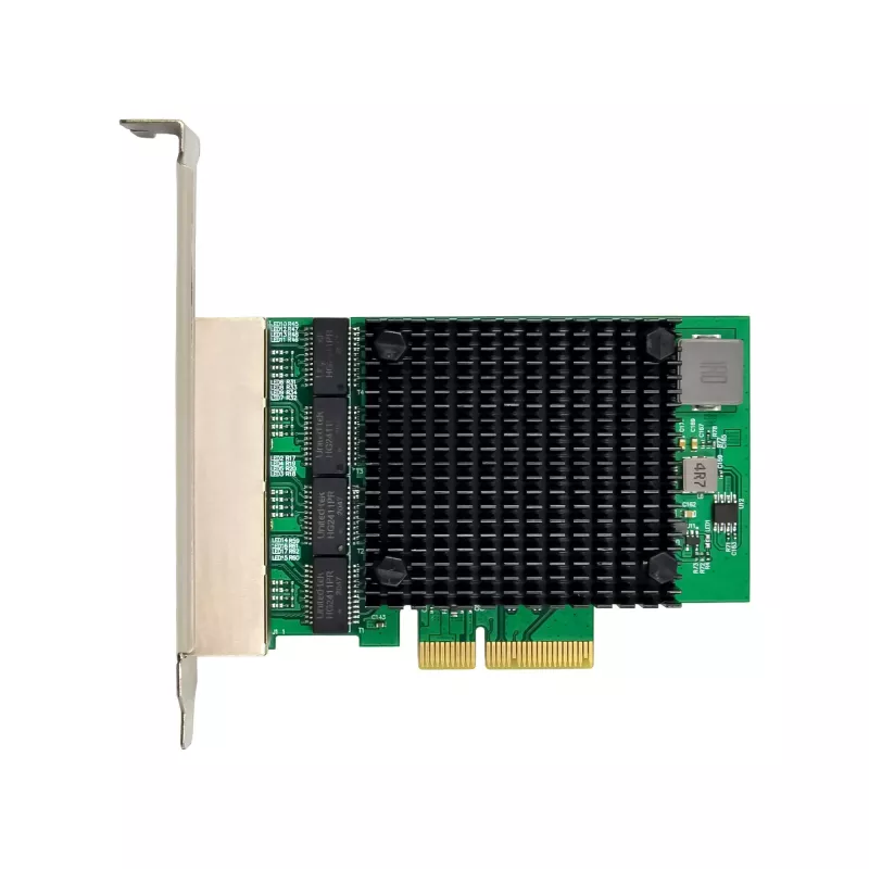 InLine Quad Gigabit network card, 4x RJ45 2.5Gb/s, PCIe x4, incl. LP bracket