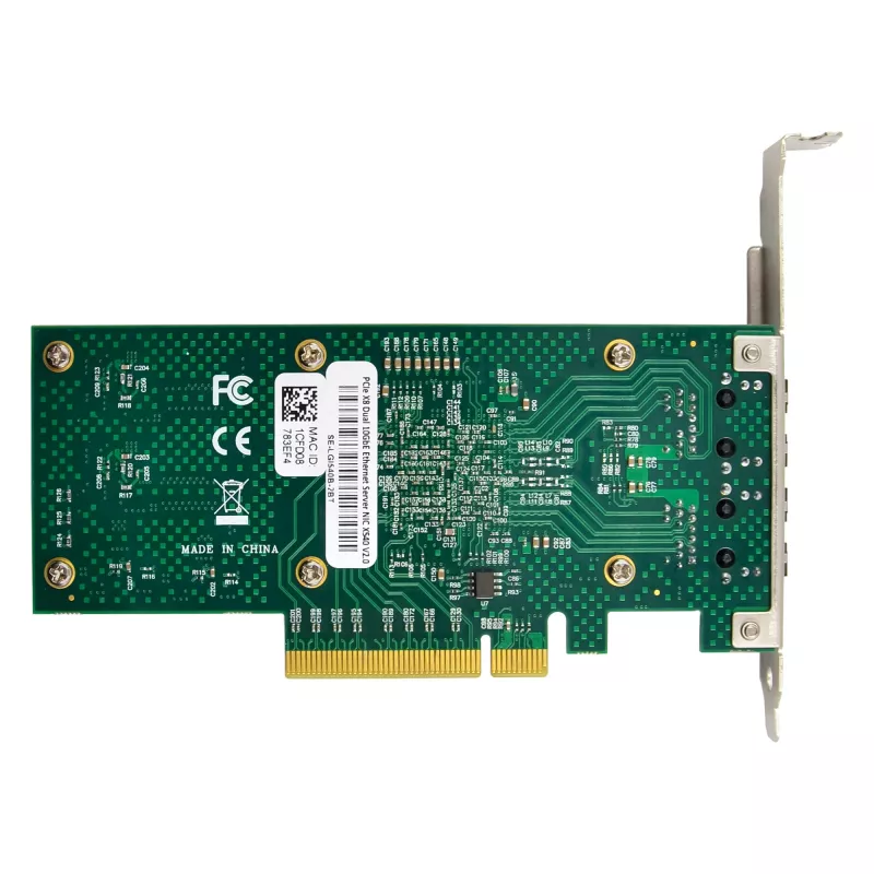 InLine Dual 10-Gigabit network card, 2x RJ45 10Gb/s, PCIe x8, incl. LP bracket