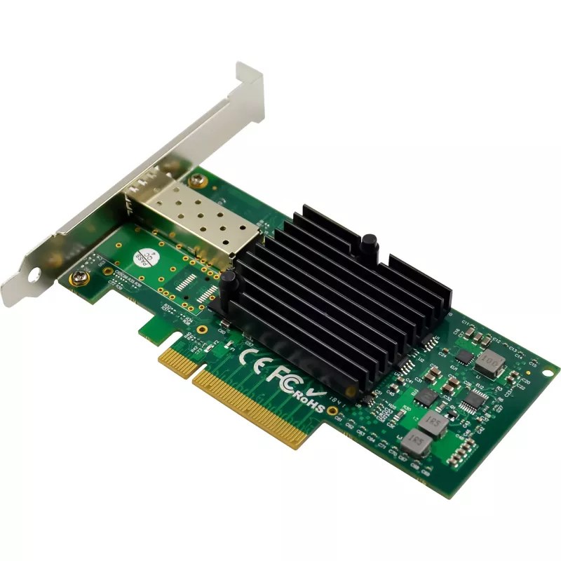InLine 10 Gigabit network card, 1x SFP+, PCIe x8, incl. low profile bracket