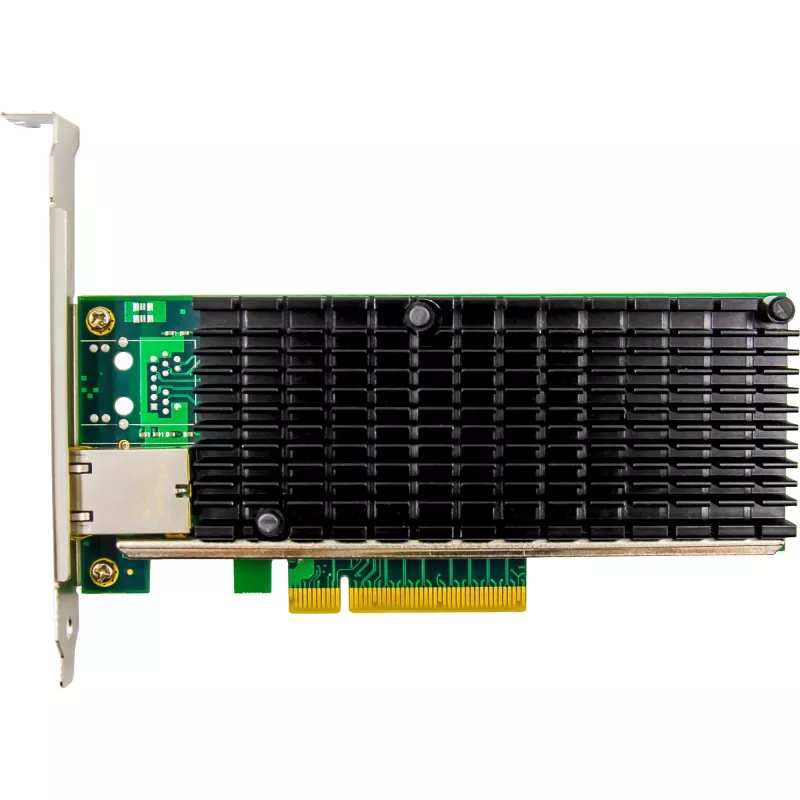 InLine 10-Gigabit network card, 1x RJ45 10Gb/s, PCIe x8, incl. LP bracket