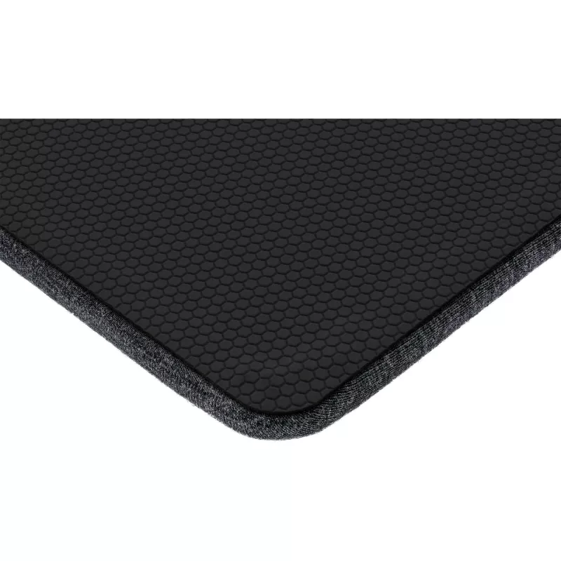 InLine mouse pad with wrist-rest, textile, black