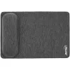 InLine mouse pad with wrist-rest, textile, black