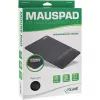 InLine mouse pad with wrist-rest, textile, black