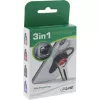 InLine smartphone 3-in-1 car holder, stand, finger holder, blue