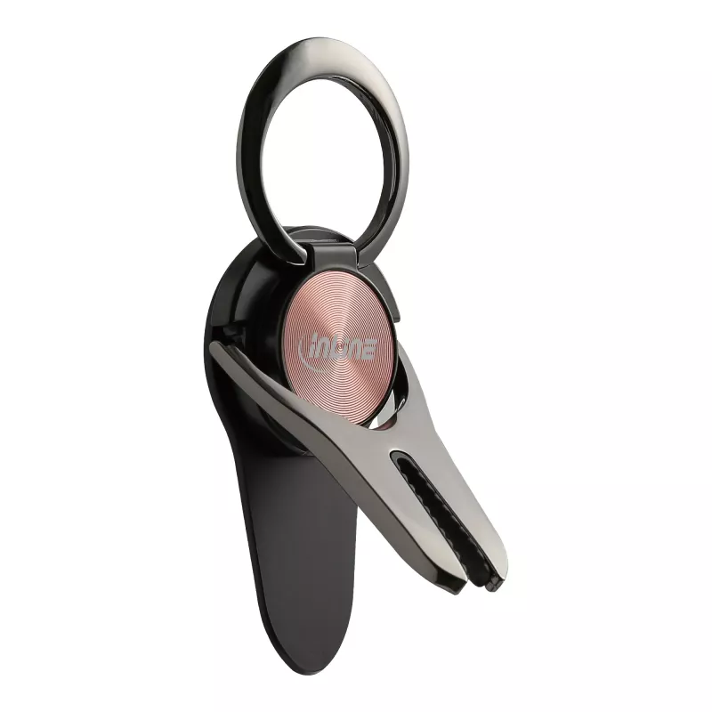 InLine smartphone 3-in-1 car holder, stand, finger holder, rosegold