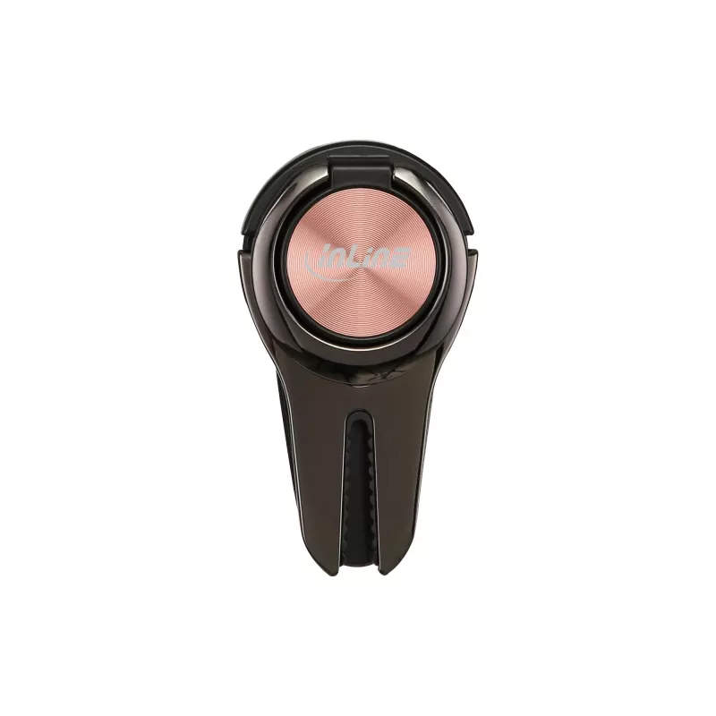InLine smartphone 3-in-1 car holder, stand, finger holder, rosegold