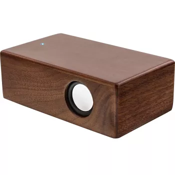 InLine woodbrick, Induction speaker in real wooden case