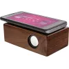 InLine woodbrick, Induction speaker in real wooden case