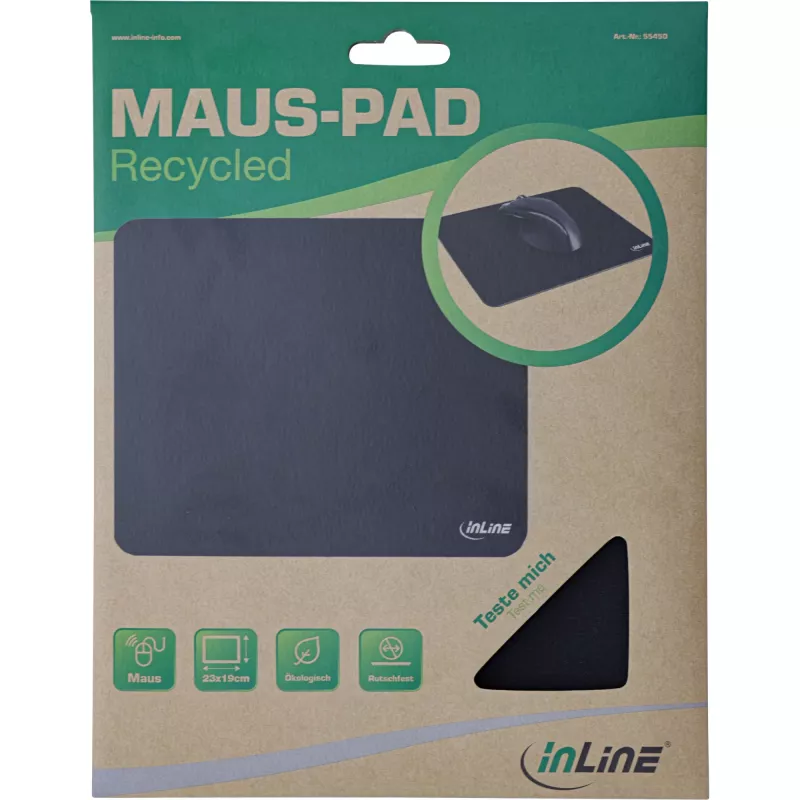 Mouse pad InLine Mouse pad recycled 230x190x3mm