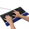 InLine Keyboard with gel wrist rest, blue, 464x60x23mm,
