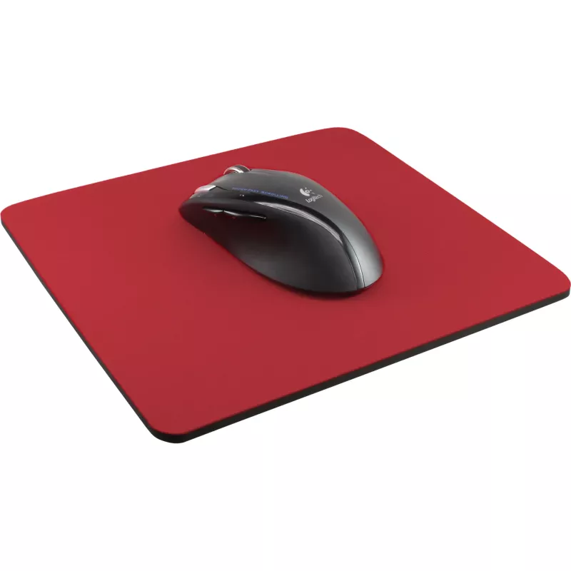 Mouse pad InLine 250x220x6mm red Non-slip textile surface