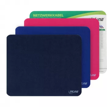 Mouse pad InLine 55456R laser ultra-thin red 220x180x0.4mm