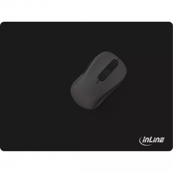 InLine Mouse Pad, Soft Gaming Pad, 350x260x3mm, black