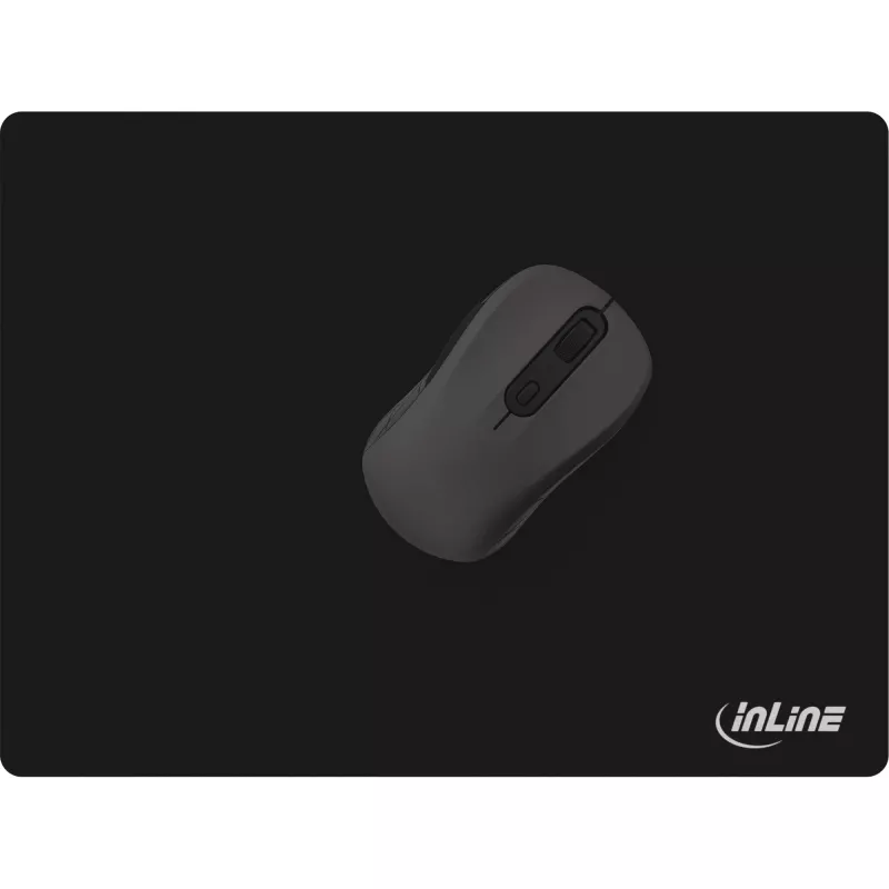 InLine Mouse Pad, Soft Gaming Pad, 350x260x3mm, black