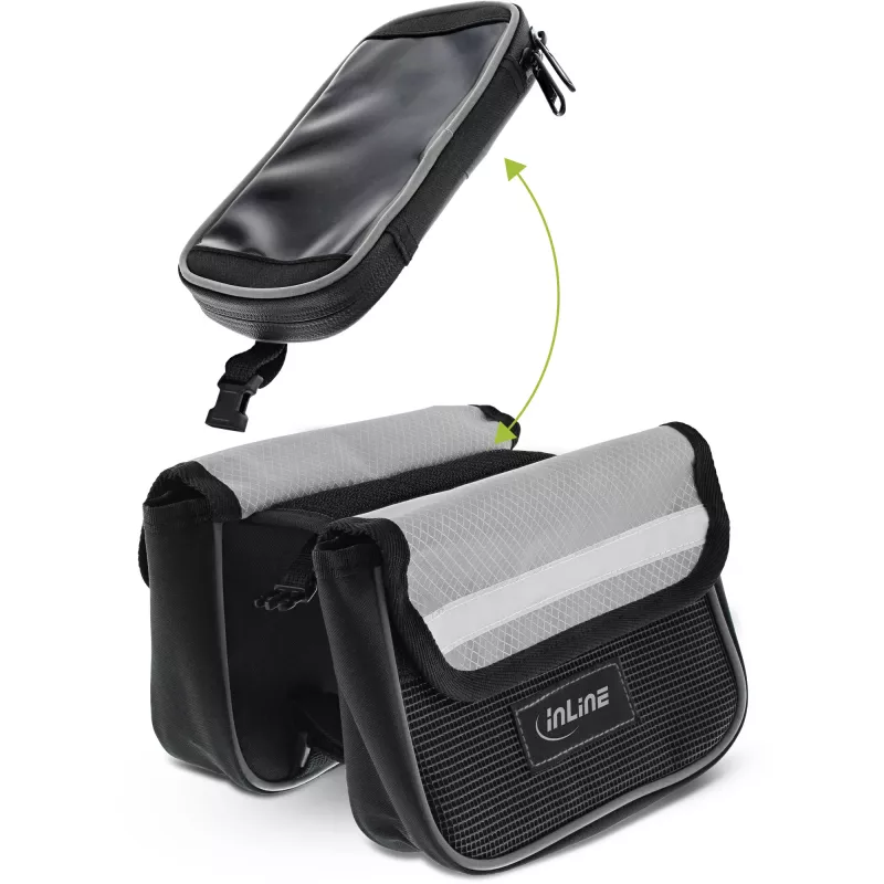 InLine sport multifunctional bicycle bag, black
