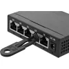 InLine RJ45 port blocker, starter set with 10 blockers and key, black