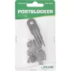 InLine RJ45 port blocker, starter set with 10 blockers and key, black