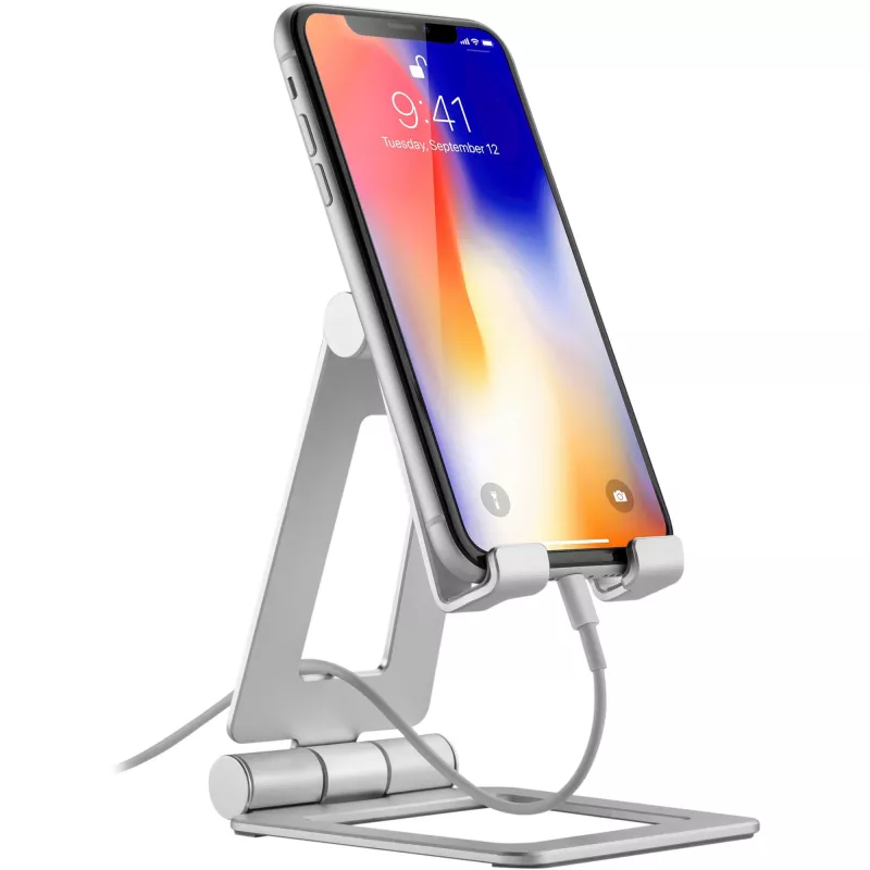 Universal smartphone/tablet holder InLine 55729A for devices up to 10 inches, adjustable grip, desk/mount use