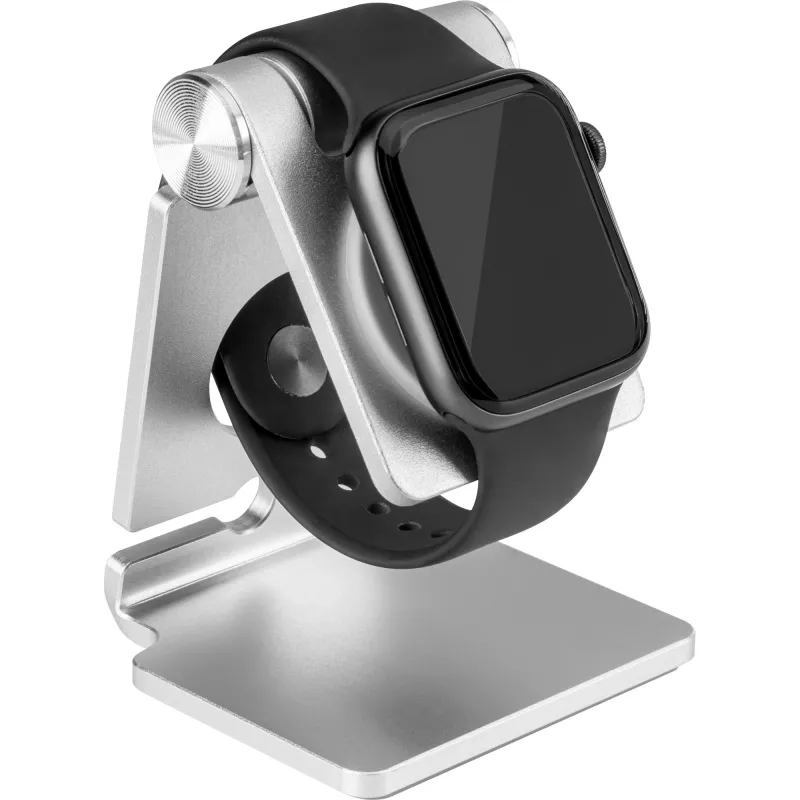 Holder InLine Aluminium Holder for the Apple Watch Silver