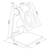 Holder InLine Aluminium Holder for the Apple Watch Silver