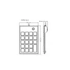 InLine 57161E keyboard Universal USB No Black