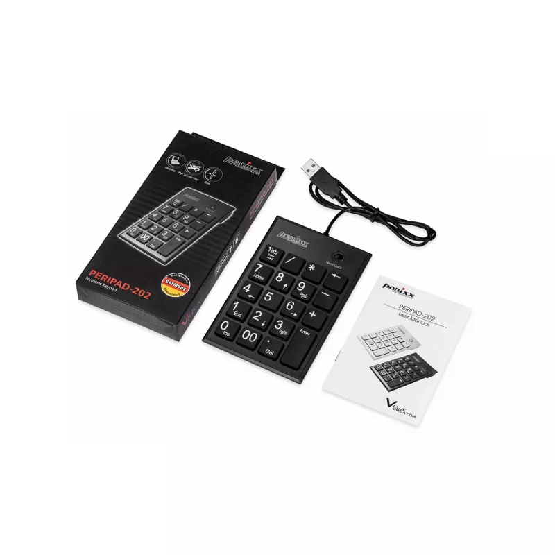 InLine 57161E keyboard Universal USB No Black
