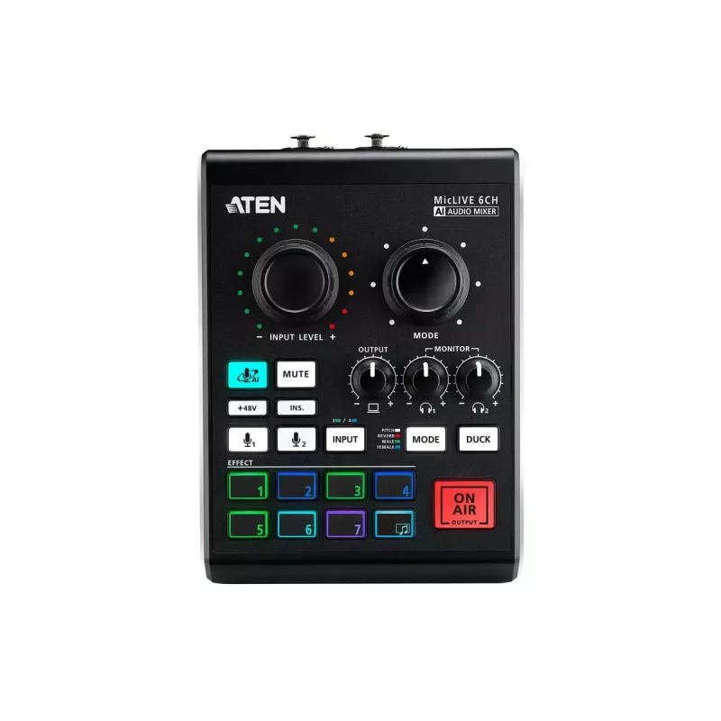 Audio Mixer ATEN MicLIVE 6-CH 6 Channels 24 bit 96 kHz