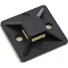 Cable tie adhesive mounts InLine 40×40 mm black, pack of 10