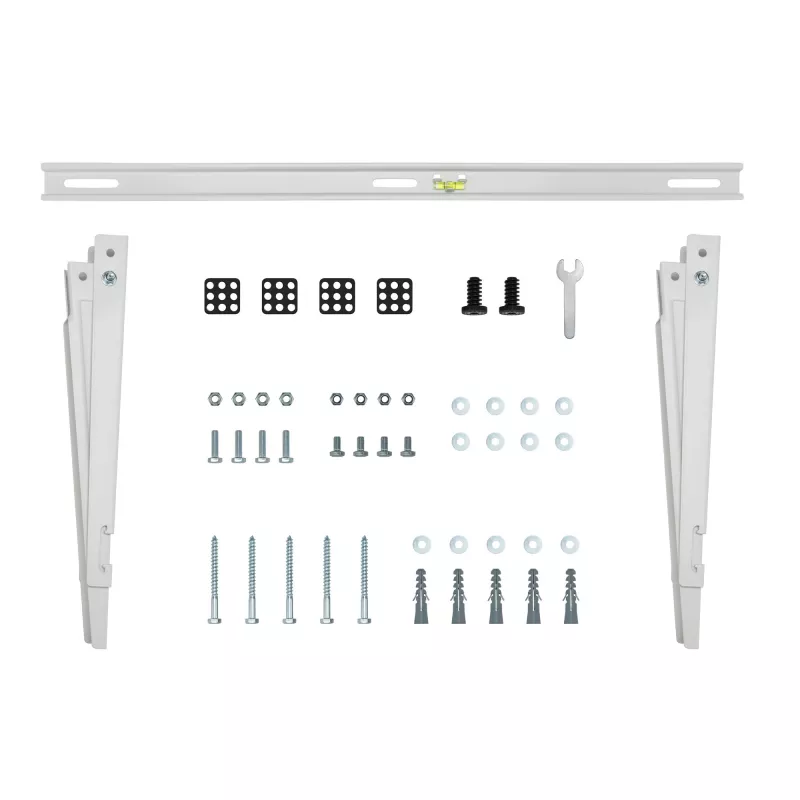 Air conditioner support bracket InLine white 775mm 400mm 365mm