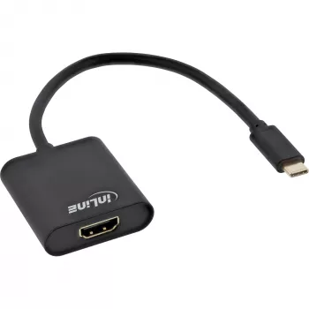 InLine USB Display converter, USB-C male to HDMI female (DP Alt Mode), 4K/60Hz