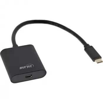 InLine USB Display converter, USB-C male to Mini DisplayPort 4K/60Hz black