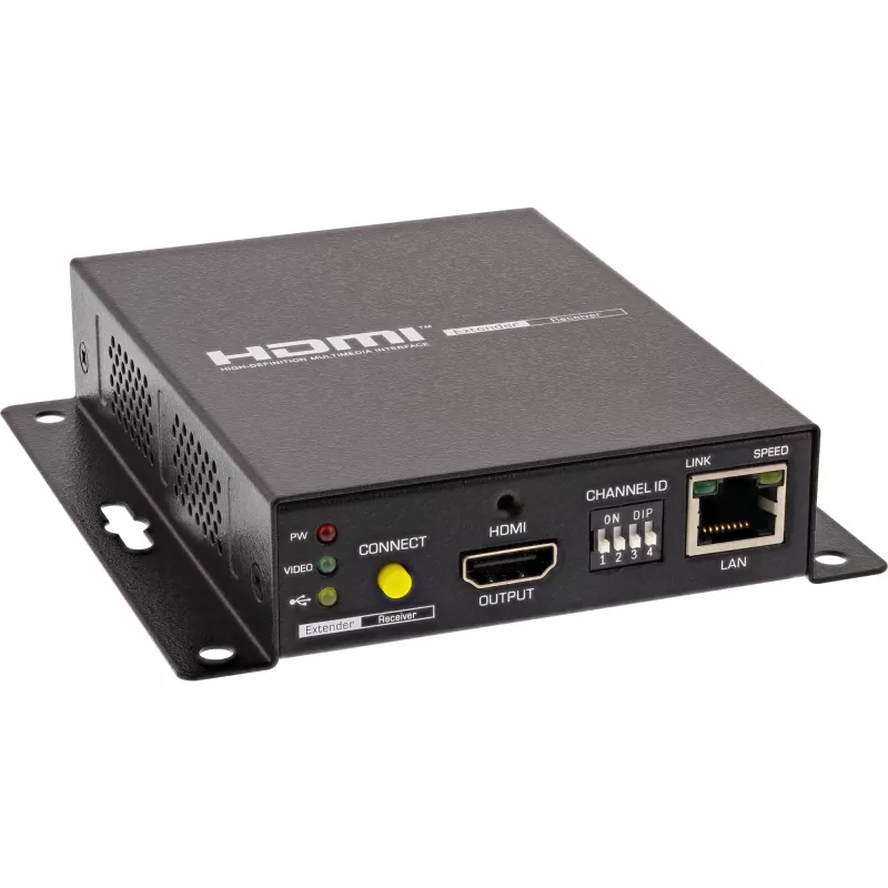 KVM Extender InLine 64601 4K HDMI USB over IP up to 100m
