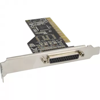 InLine PCI Multi I/O Controller Card 1 Parallel Port 25 Pin