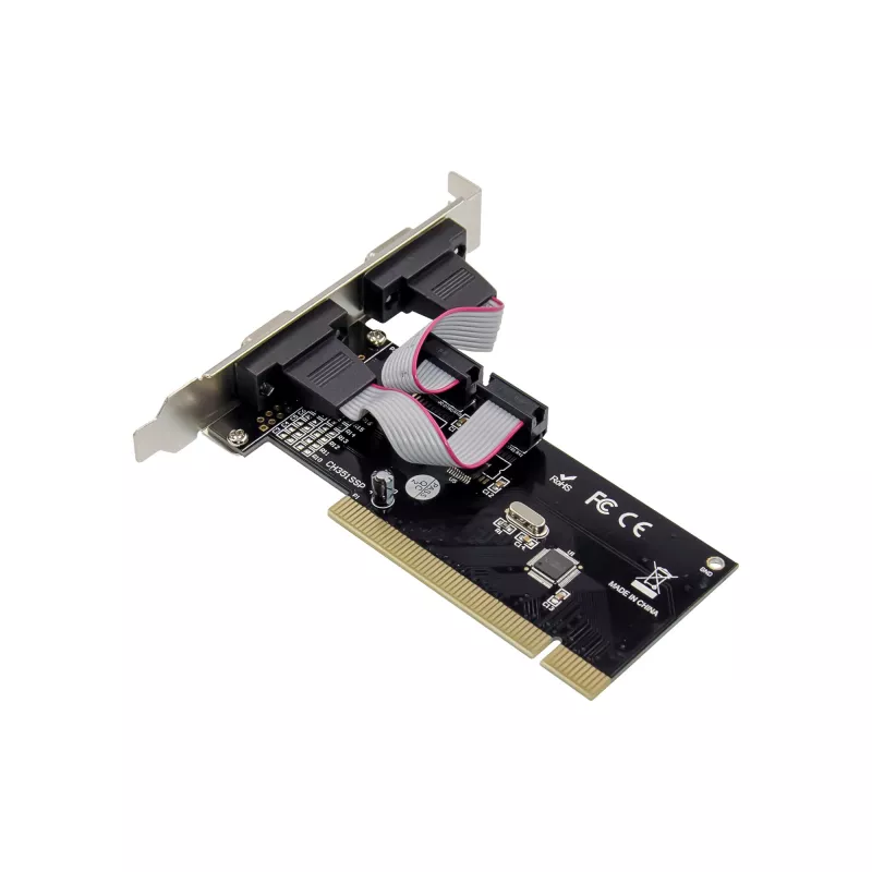 InLine PCI Multi I/O Controller Card 2 DB9 Serial Ports