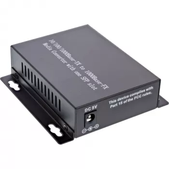 InLine Network Media Converter 10/100/1000Mb/s TP to SFP FO, MM, 550m