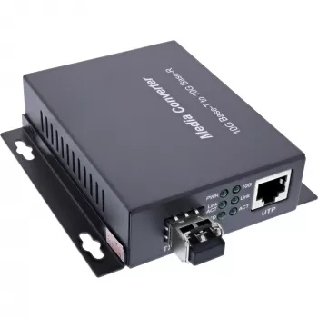 InLine 66659E network media converter 10000 Mbit/s 850 nm Multi-mode Black