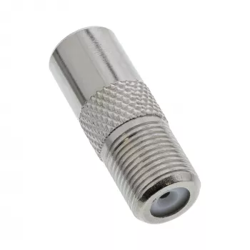 Coaxial Adapter IEC Male Antenna to F-Plug Female InLine 69915D