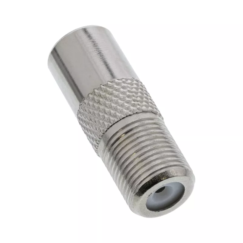 Coaxial Adapter IEC Male Antenna to F-Plug Female InLine 69915D