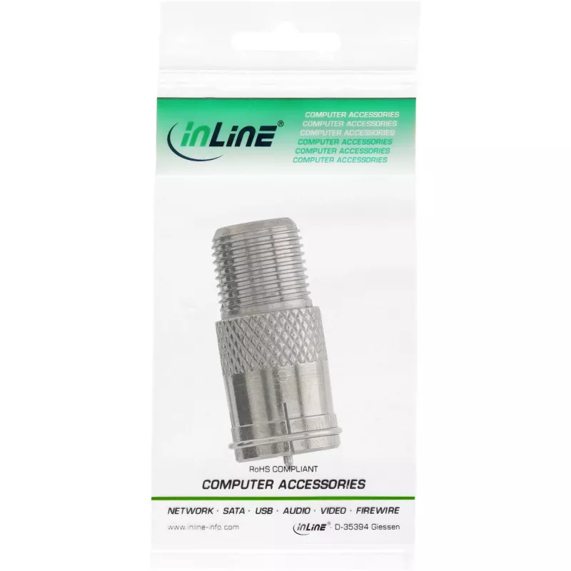 InLine Adapter F-Quick male SAT to F female SAT 69923