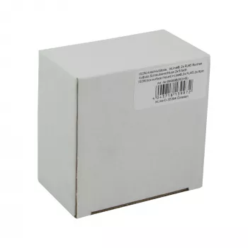InLine ISDN Wall Plate 2x RJ45 female 2x 8 Port 69988B