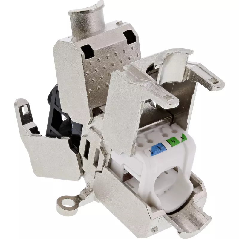 InLine , Cable connector, Cat.6A, LSA, shielded