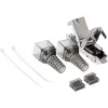 InLine Cable connector Cat.6A, shielded, narrow version