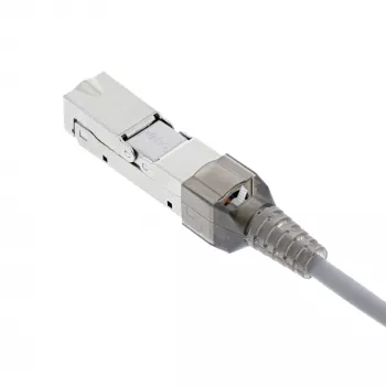 InLine Cable connector Cat.6A, shielded, narrow version