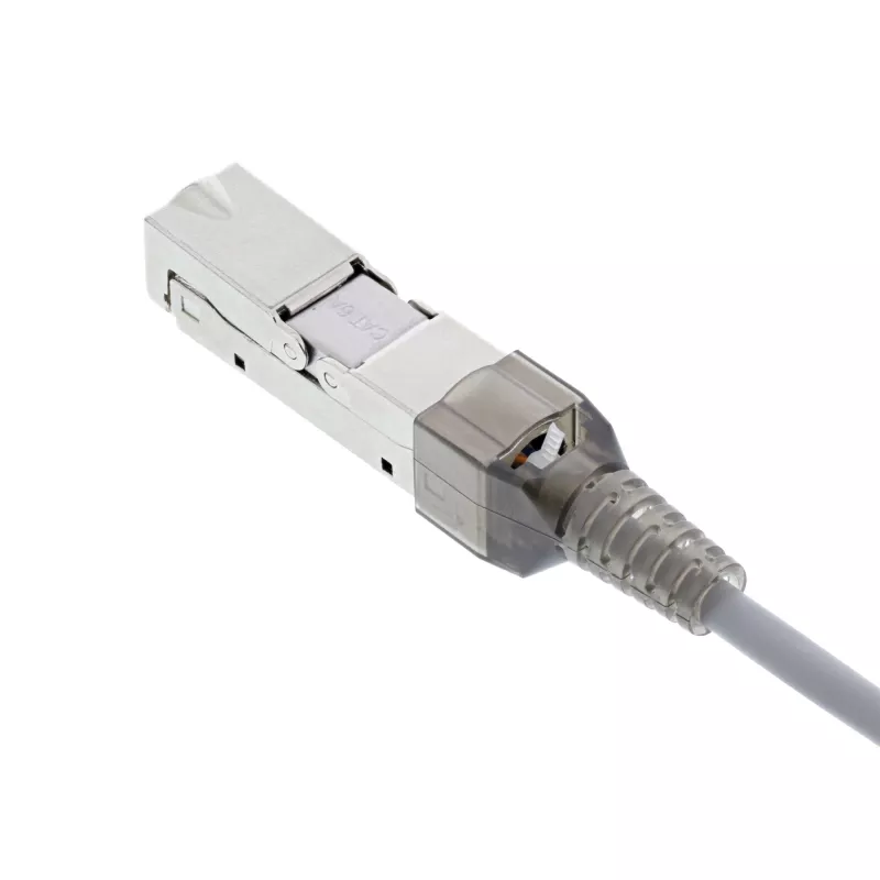 InLine Cable connector Cat.6A, shielded, narrow version
