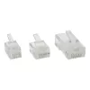 InLine Modular Plug 6P4C / RJ11 for flat Cable, 100 pcs.