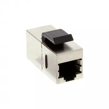 InLine RJ45 Module female to female SNAP-In Cat.6 STP 74206M