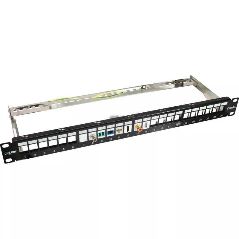 InLine RJ45 Keystone Jack Snap-In module Cat.6a 76201A