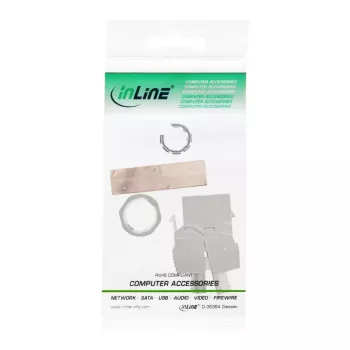 RJ45 Keystone Jack Snap-In module InLine 76202F Cat.6a