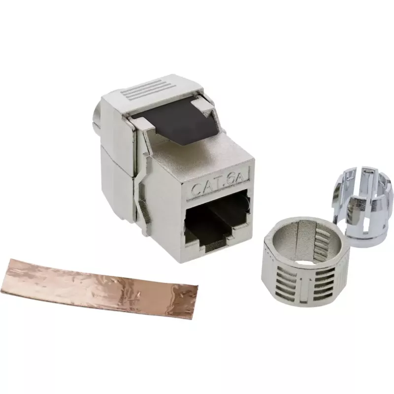 RJ45 Keystone Jack Snap-In module InLine 76202F Cat.6a