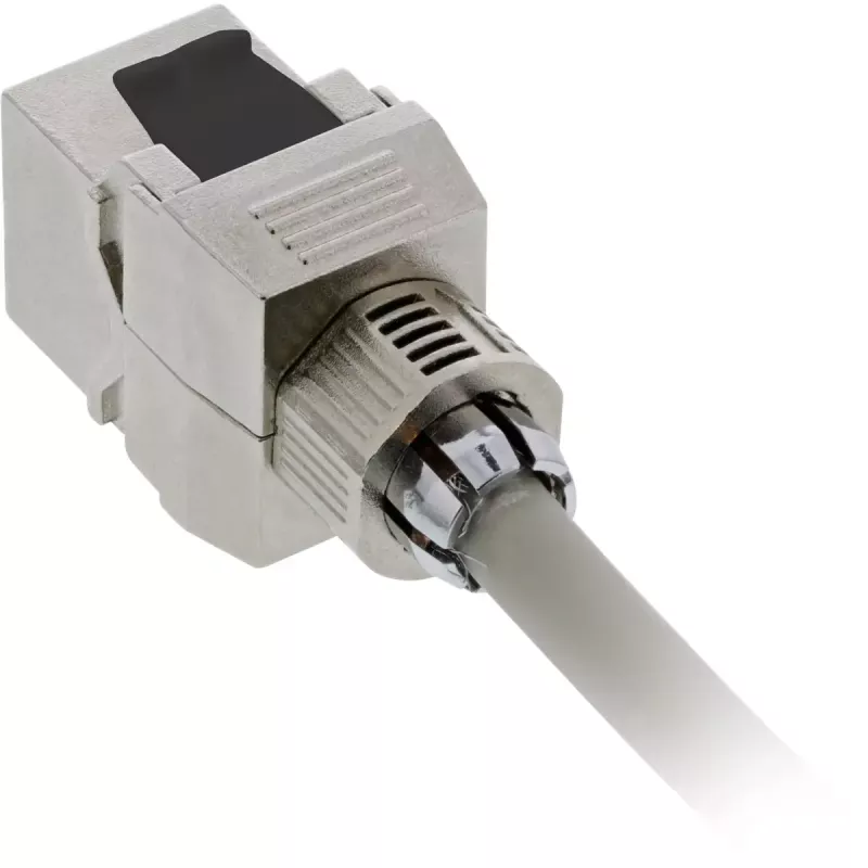 RJ45 Keystone Jack Snap-In module InLine 76202F Cat.6a